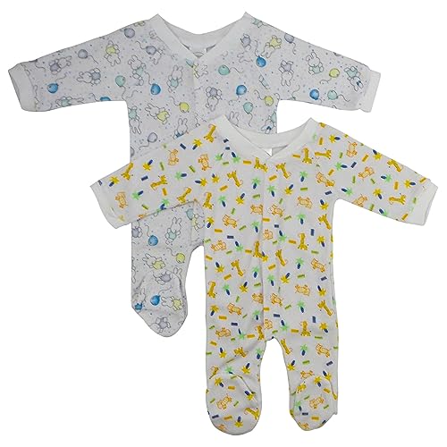 Bambini One Pack Terry Sleep & Play (Pack of 2) - Large