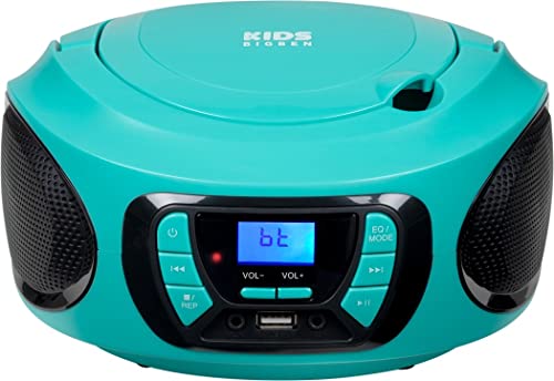 Tragbarer CD-Radio-Player BIGBEN Interaktiv, USB BT Blau