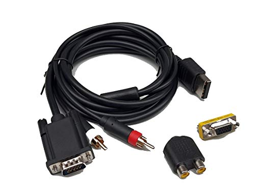 Link-e : Hochauflösendes VGA Kabel Kompatibel Mit Der SEGA Dreamcast Konsole (Audio/Video, Cinch Und VGA Adapter, PAL und NTSC...)