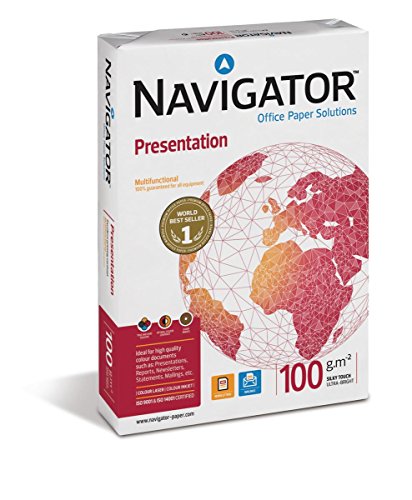 Navigator NAV1024 Hochwertiges Papier für Präsentationsunterlagen (100 g/qm, Format A3) 500 Blatt weiß