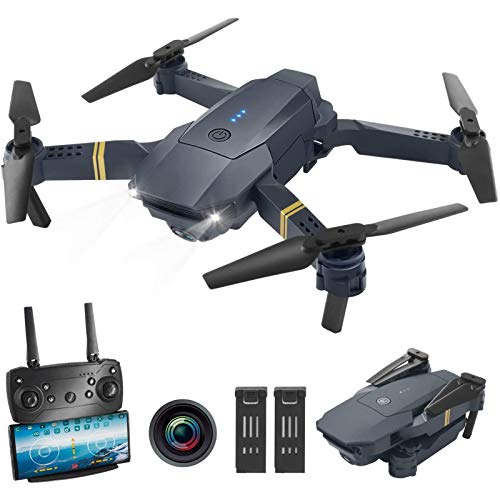 BOCbco WiFi-FPV-Drohne mit 1080P-HD-Kamera, Weitwinkel-Live-Video-RC-Quadrocopter mit Höhenhaltung, Schwerkraftsensorfunktion, Start/Landung mit RTF-Eintaste, kompatibel mit VR-Headset