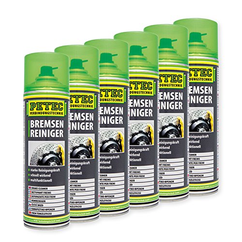 Petec_bundle 6X PETEC BREMSENREINIGER Scheibenbremse Spraydose Entfetten 500 ML 70060