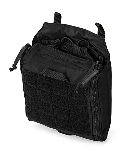 5.11 Tactical Unisex Flex TacMed Pouch, Zip Pocket Attachable Bag, Black, Style # 56662