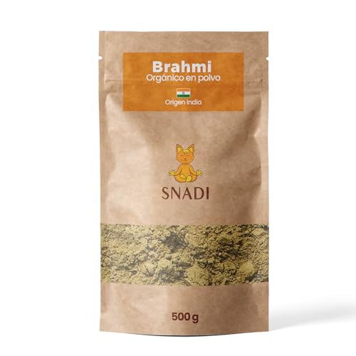 Brahmi-Pulver (Bacopa Monnieri) - 500 gr - Doypack aus Kraftpapier - Bio - Herkunft Indien