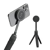 ShiftCam SnapPod – Video-Selfie-Stick und Stativ – Magnetische Halterung lässt sich an jedem Telefon befestigen – neigbares Design (Mitternachtsschwarz)