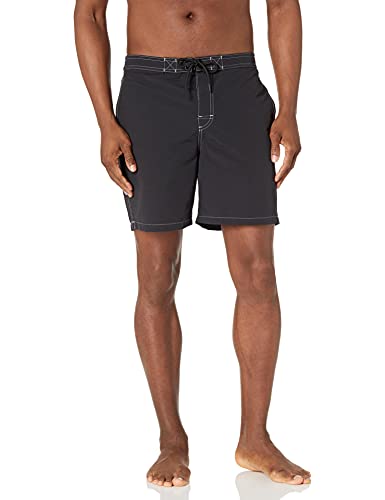 28 Palms 7" Inseam fashion-board-shorts, Black, 40