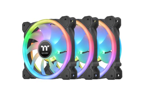 Thermaltake Swafan 12 RGB Lüfter | TT Premium 3er Pack | 120 mm |wechselbare Lüfterblätter