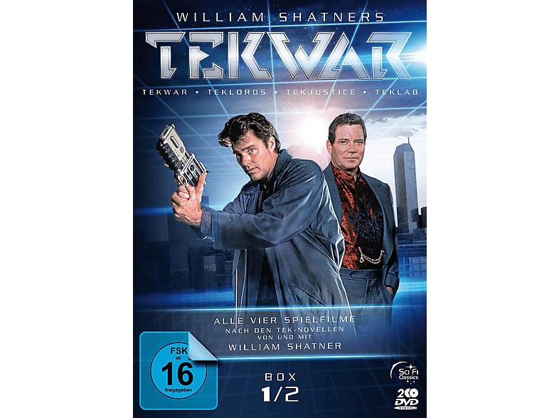 TEKWAR-BOX 1/2 - SPIELFILM QUADROLOGIE KOMPLETT DVD