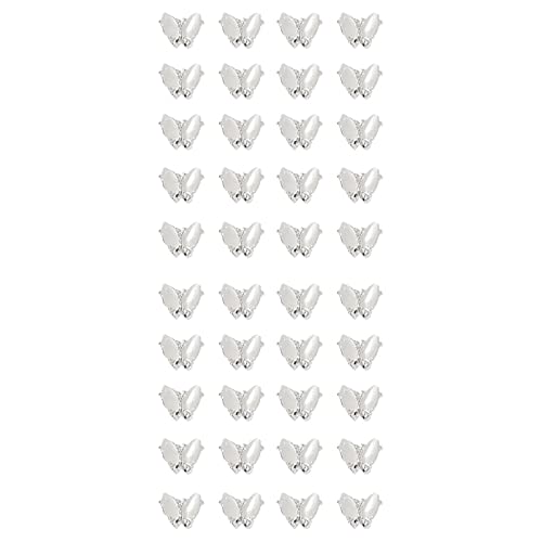 Nail Jewelry Wide Application Rostfreie Legierung Shining Butterfly Nail Art Decorations Accessories for Female 10 2 Pcs