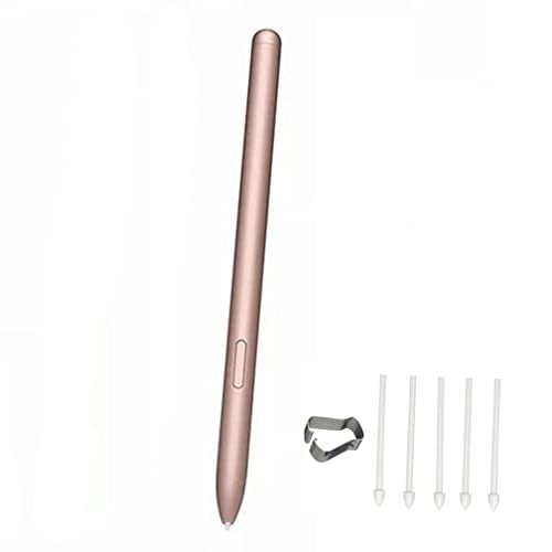 Eingabestifte S Pen Kompatibel für Samsung Galaxy Tab S7/S7 Plus S7+ Tablet Ersatz Stift Stylus S Pen mit Ersatzspitze (ohne Bluetooth) (Rosa)