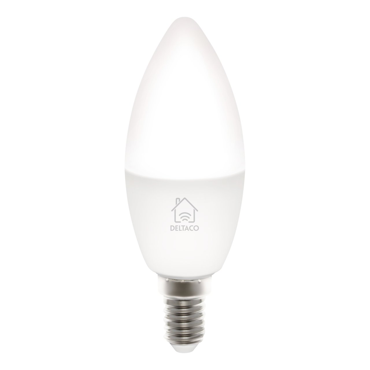 Deltaco Smart Home LED E14 Kerzenform 5W weiß [Energieklasse F] (SH-LE14W)
