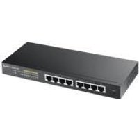 Zyxel GS1900-8HP - Switch - Smart - 8 x 10/100/1000 (PoE+) - Desktop, wandmontierbar - PoE+ (70 W) (GS1900-8HP-EU0103F)