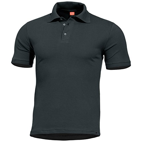 Pentagon Herren Sierra Polo T-Shirt Schwarz Größe XS