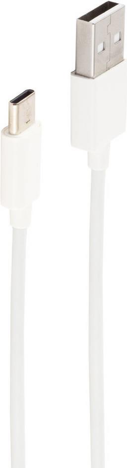 shiverpeaks ®-BASIC-S--USB Lade-Sync Kabel, USB A Stecker auf USB-C Stecker, 2.0, ABS, weiß, 1,5m (BS14-13042)