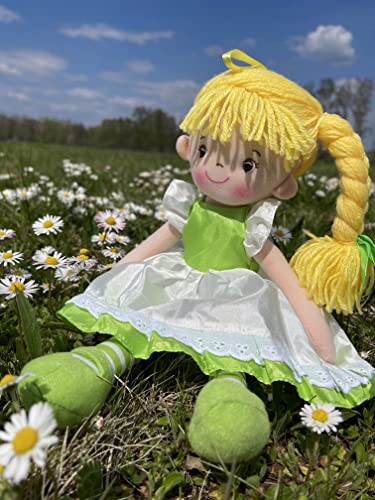 Sweety Toys, Engel, Puppe 13319 Stoffpuppe Ballerina Fee Plüschtier Prinzessin 40 cm grün