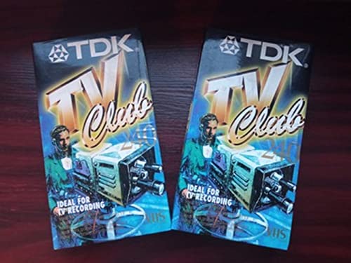 TDK T14566 VHS Videokassette TV-240 (2 Stück) 240 Minuten Laufzeit