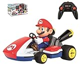 Carrera RC Mario Kart - Mario Race Kart – Ferngesteuertes Rennauto für drinnen & draußen – Elektro-Auto mit Sound für Kinder ab 6 Jahren & Erwachsene