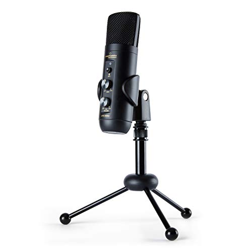 Marantz Professional MPM-4000U - USB Podcast Mikrofon mit Mixer, Interface und Kopfhörerausgang für Podcasting, Gaming, Livestream, YouTube, Teams, Skype, Zoom