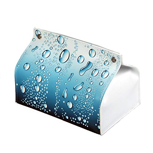 ZXGQF Tissue Box Soft Pu Hat Keine Angst Vor Dem Trocknen Von Wassertropfen Muster Papierhandtuchhalter Für Heim, Büro, Auto, Auto Dekoration Tissue Box Holder