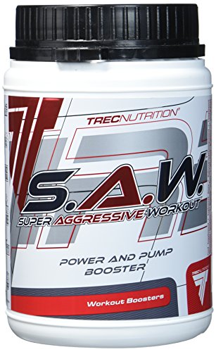 Trec Nutrition S.A.W, Pre-Workout Formel - Geschmack: Schwarze Johannisbeere-Zitrone, 1er Pack (1 x 400 g)