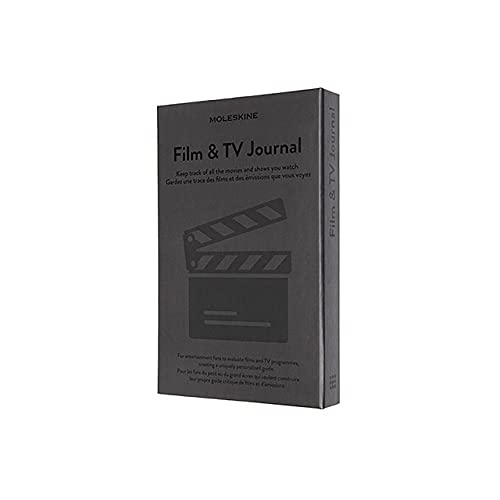 Moleskine Passion Journal - Film & TV, Large/A5, Fester Einband, Dunkelgrau