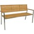 GARDEN PLEASURE Bank »DENVER«, 3-Sitzer, BxHxT: 144 x 86 x 56 cm - braun