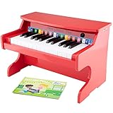 E-Piano Rot für Kinder