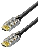 Transmedia C505-10L Aktives 4k / UHD HDMI 2.0 Kabel Länge 10m, 4k bei 60Hz Schwarz