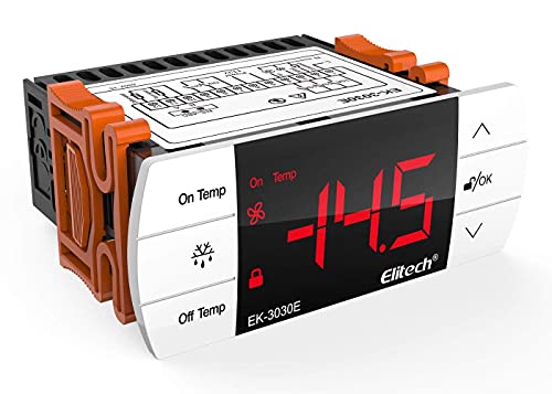 Elitech EK-3030E 220V Digitaler Temperaturregler Thermoelement -40 ℃ bis 90 ℃