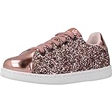 victoria Damen Low-top 112558-WOMEN Low-TOP Tenis Glitter & METALLISIERTE STÜCKE ROSA 37