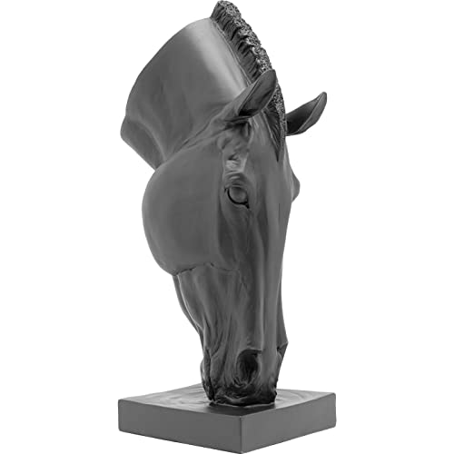 Deko Objekt Horse Face Schwarz 57cm