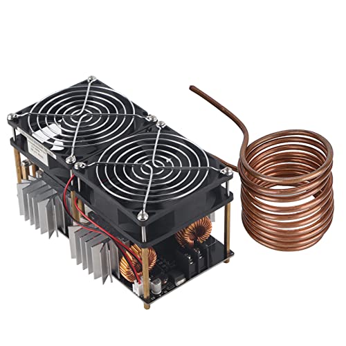 Riuty ZVS Induction Heating Board Module, DIY 1800W High Frequency Tesla Coil 40A Low Voltage Flyback Driver Heater