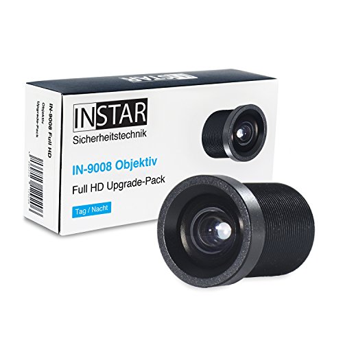 INSTAR 8mm Objektiv IN-9008 Full HD/IP Kamera/Überwachungskamera/Objektiv/Zubehör/mehr Details auf weitere Entfernung/Tele/S-Mount / M12xP0.5