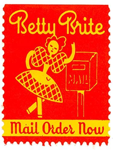 Wee Blue Coo Kunstdruck auf Leinwand, Motiv Betty Brite Postbox Mail Start, Rot