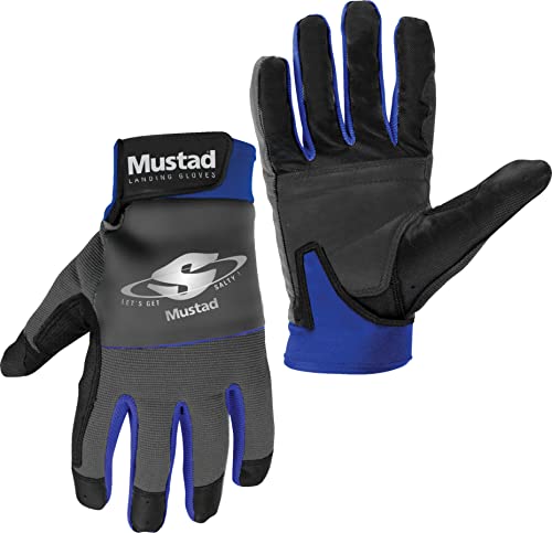 Mustad Landing/Casting Glove Size M Handschuhe Kinder, Schwarz, M