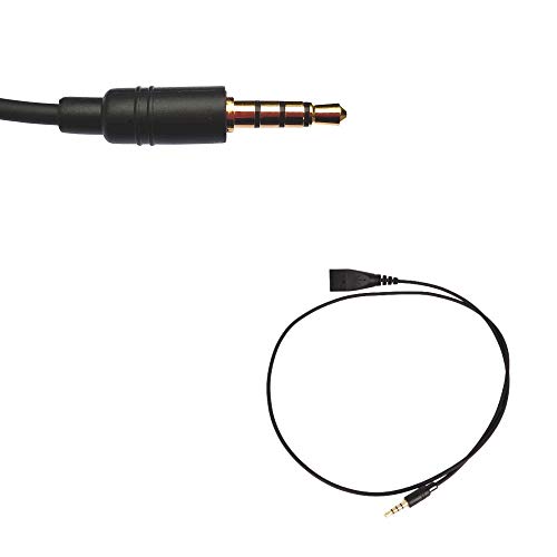 GEQUDIO 3,5mm-Klinke-Kabel einzeln - kompatibel mit FritzFon C6 X6, MacBook, Smartphone, Speedphone, Notebook, PC, Laptop