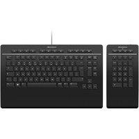 3Dconnexion Keyboard Pro with Numpad - Tastatur und Nummernfeld - USB - QWERTZ - Deutsch (3DX-700091)