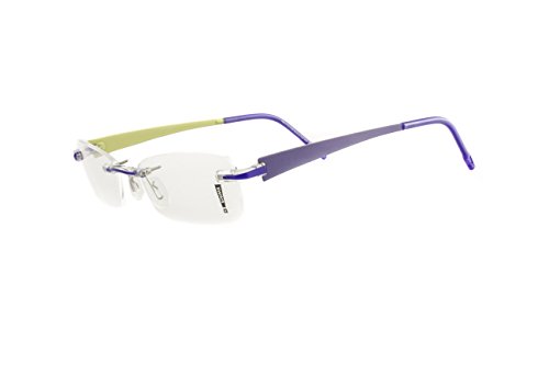 Switch it! Combi 3118 Brille Montur Wechselbrille Garnitur – lila-gelbgrün