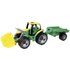 LENA® GIGA TRUCKS Traktor+Frontl.+Anhänger, SK
