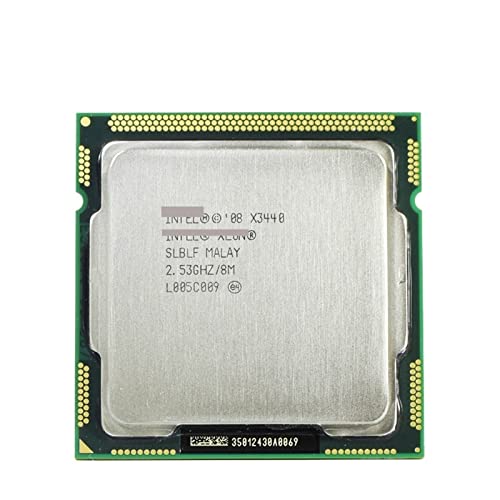MovoLs Prozessor Quad Core kompatibel mit X3440 2,53 GHz LGA 1156 8 MB Cache 95 W Desktop-CPU Verbessern Sie die Laufgeschwindigkeit des Compute