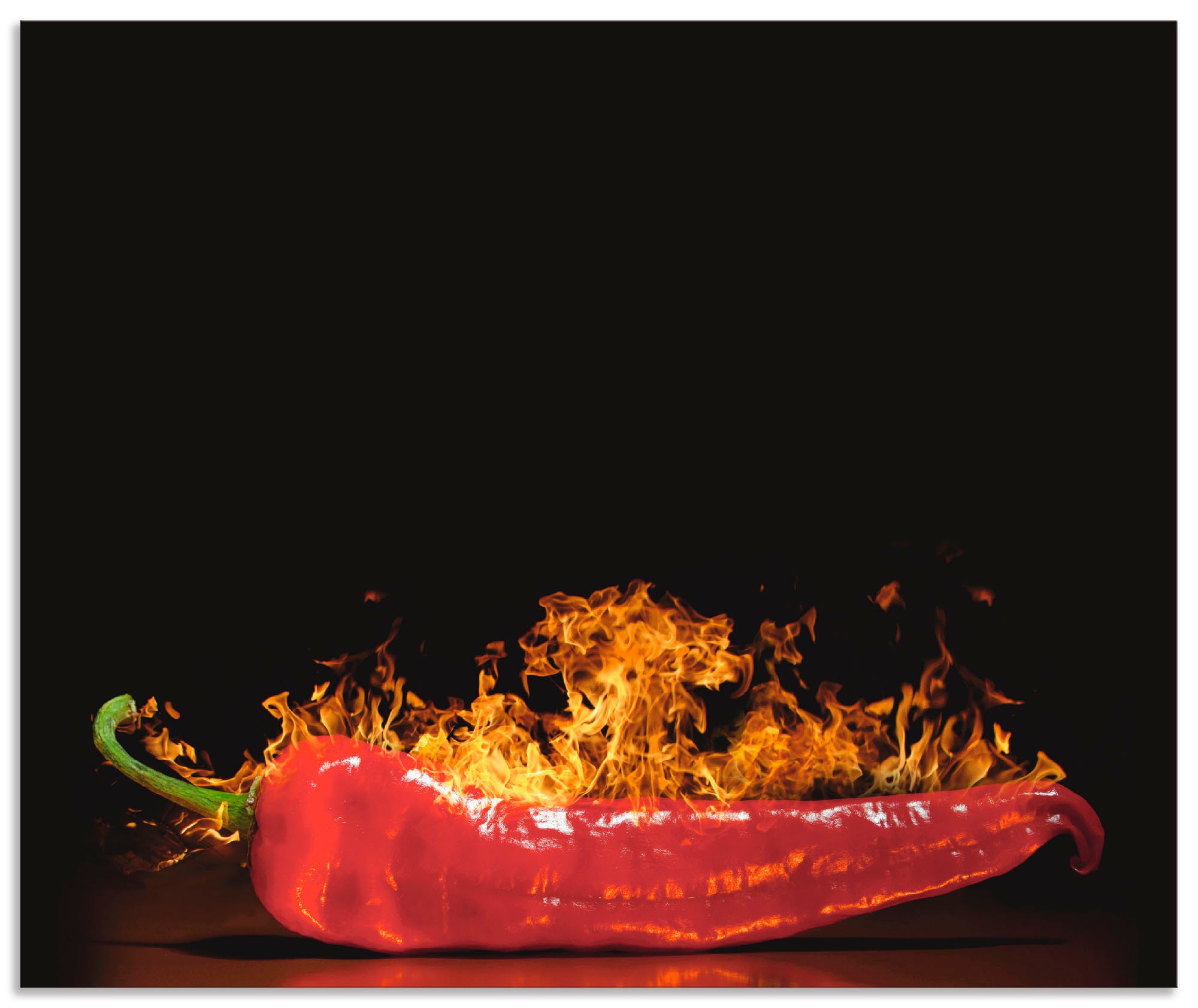 Artland Küchenrückwand "Roter scharfer Chilipfeffer", (1 tlg.)