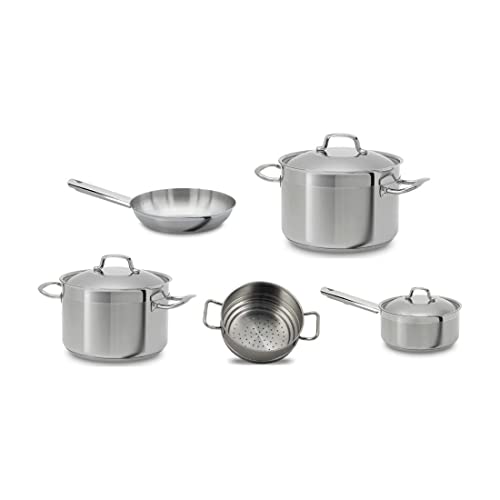 Teka 49004841 Kochtopf-Set - Topfset (Edelstahl, Edelstahl, unbeschichtet, Edelstahl, Edelstahl, Edelstahl, Edelstahl, Edelstahl)