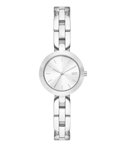 DKNY Damen-Uhren Analog Quarz One Size Silber 32021928