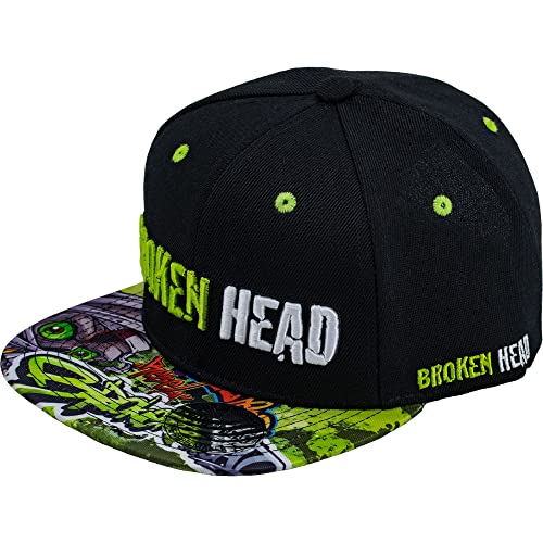 Broken Head Headshot Cap - Unisex Baseball-Cap mit Stick-Motiv für Damen & Herren - Verstellbar