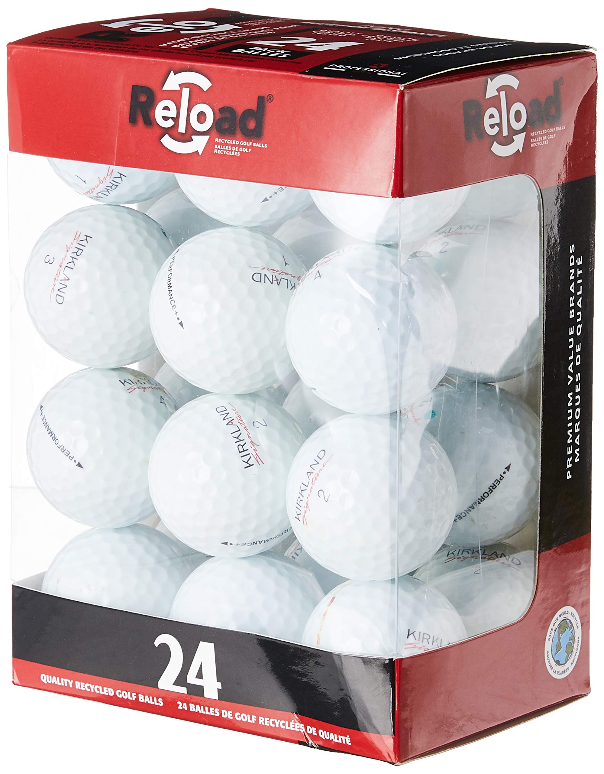 Kirkland Signature Golfbälle, 24 Stück (generalüberholt)