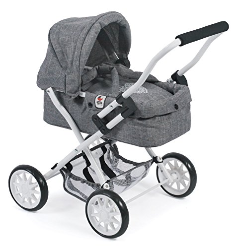 CHIC2000 Puppenwagen "Smarty Jeans Grey"