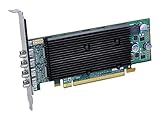 Matrox M9148 LP Grafikkarte (PCI-e, 1GB DDR2 Speicher, 4 DisplayPort, 1 GPU)