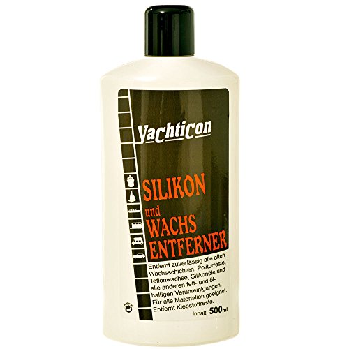 Yachticon Silikon & Wachsentferner, 500 ml, entfernen von Politurresten, Wachs, Teflon, Silikon, Fett, Öl
