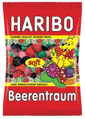Haribo Beutel 100g, Beerentraum soft 30 x 100 g