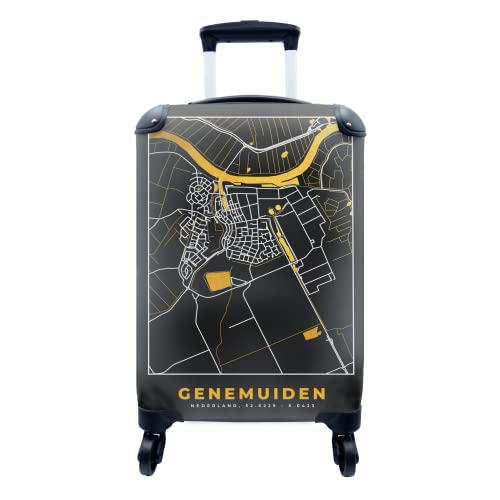 Koffer - 35x55 cm - Karte - Stadtplan - Genemuiden - Karte